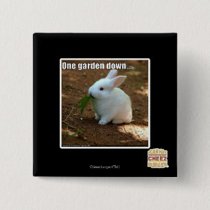 One Garden Down� 2 Inch Square Button