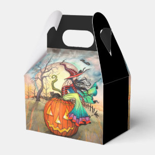 One Giant Pumpkin Witch Halloween Party Favour Box
