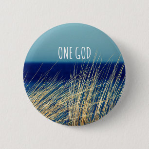 One God 2 Inch Round Button