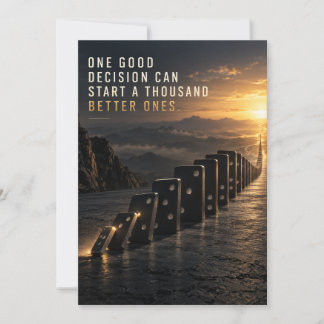 One Good Decision Holiday Card
