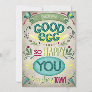 One Good Egg Birthday Card