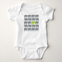 One Green Elephant in the Herd Shirt