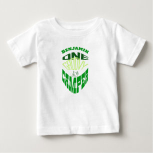 One groovy camper, personalize with name camping baby T-Shirt