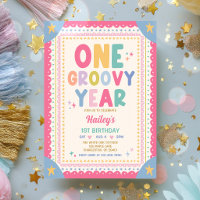 One Groovy Year Whimsical Girl 1st Birthday Party