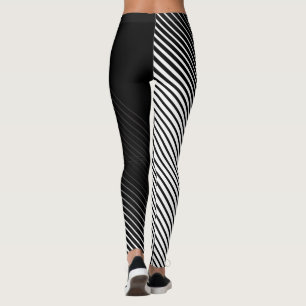 One half a female - One half a zebra Leggings