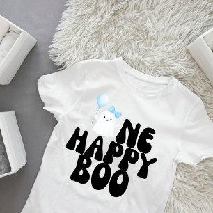 One Happy Boo Boy 1st Birthday Party Baby T-Shirt