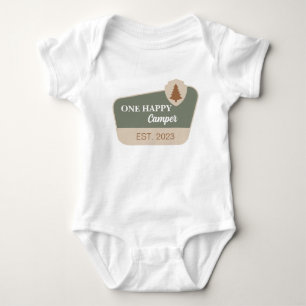 One Happy Camper 1st Birthday Bodysuits & One