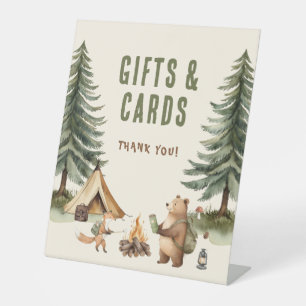 One Happy Camper 1st Birthday Gifts Cards Sign