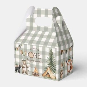 One Happy Camper Birthday Camping 1st Favor Box