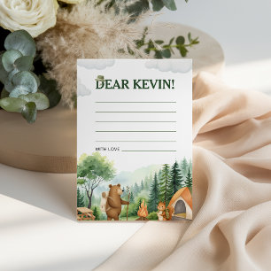 One Happy Camper Birthday Time Capsule Card