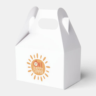 One Happy Camper First Birthday Sun Outdoor Child Favor Box