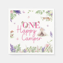 One Happy Camper Girls First Birthday Party