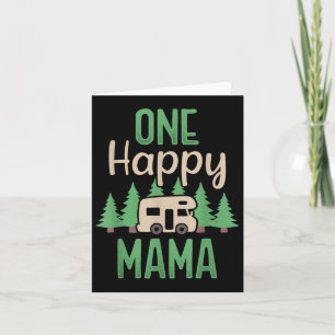 One Happy Camper Happy Mama First Birthday Party C Card