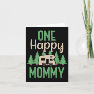 One Happy Camper Happy Mommy First Birthday Party Card