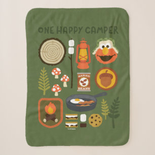 One Happy Camper Sherpa Blanket