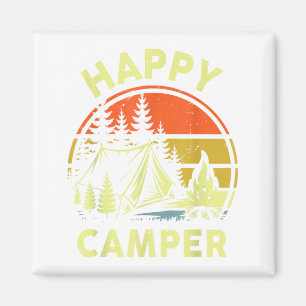 One Happy Camper Toddler Boy Funny Camping Campfir Magnet