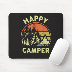 One Happy Camper Toddler Boy Funny Camping Mouse Pad