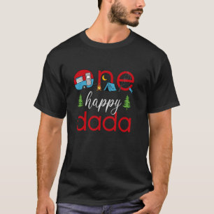 One Happy Dada Camper 1st Birthday Camping Outdoor T-Shirt