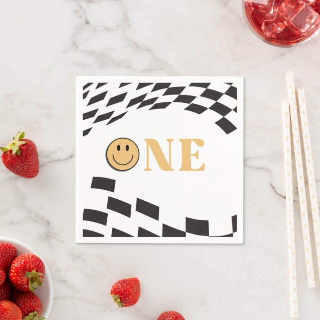 One Happy Dude 1st Birthday  Napkin (Insitu)