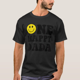 One Happy Dude 1st Birthday One Cool Dada Family M T-Shirt
