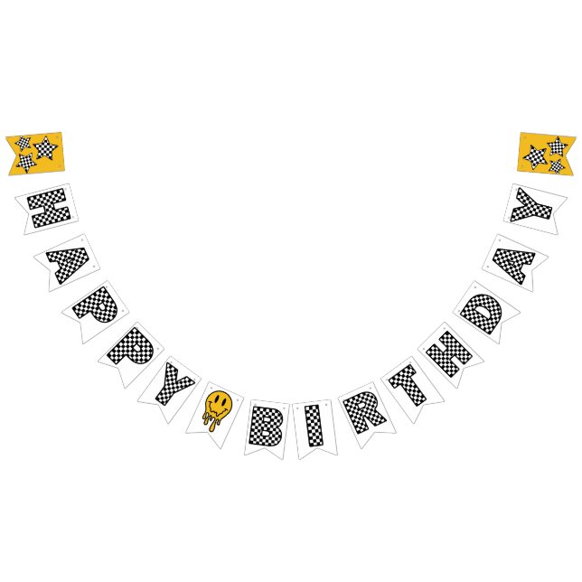 ONE Happy Dude Birthday Banner (All)