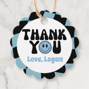  One Happy Dude Boy Thank You Favours  Favour Tags