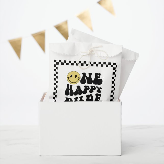 One Happy Dude | Boys Rad Kids 1st Birthday Favour Bag (Party)