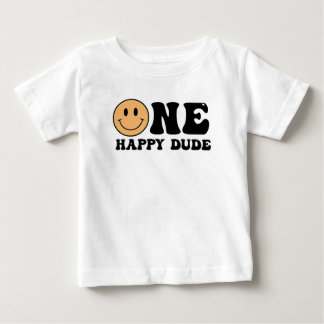 One Happy Dude First Birthday T-shirt