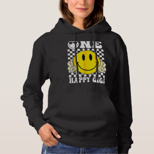 One Happy Dude Gigi Groovy 1st Birthday Family Mat Hoodie