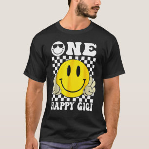 One Happy Dude Gigi Groovy 1st Birthday Family Mat T-Shirt
