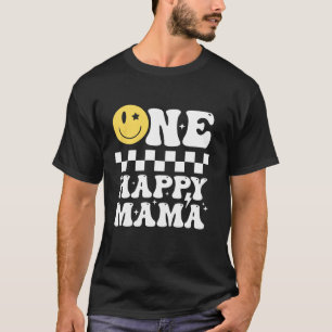 One Happy Dude Mama 1st Birthday 2024 Mom Mother M T-Shirt