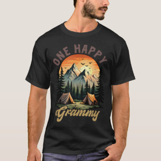 One Happy Grammy Camper 1St Birthday Camping T-Shirt