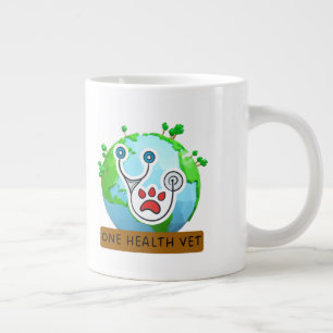 One Health Vet – Vet Global Health Animal Design Large Coffee Mug