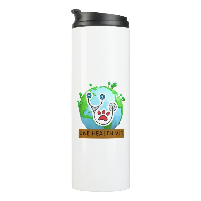 One Health Vet – Vet Global Health Animal Design Thermal Tumbler (Rotated Right)