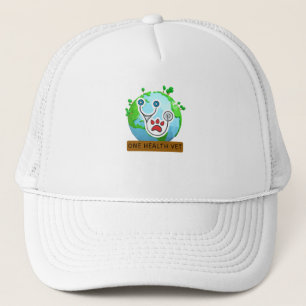 One Health Vet – Vet Global Health Animal Design Trucker Hat