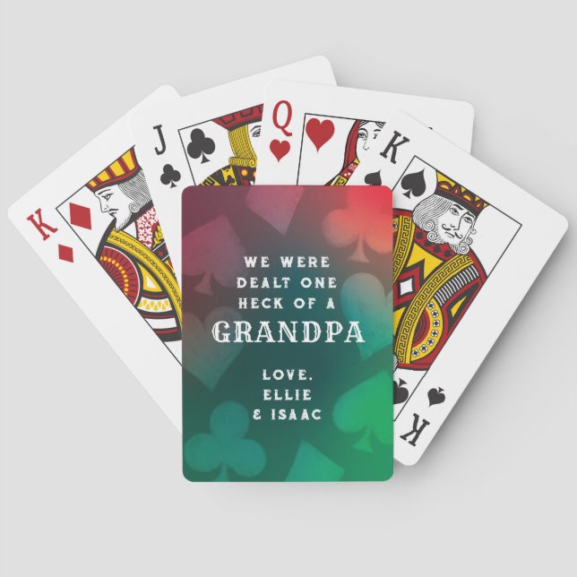 One Heck of a Person Classic Playing Cards (Back)