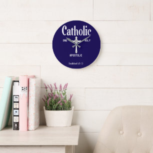 One Holy Catholic Apostolic Church Large Clock