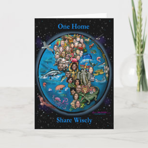 One Home Share Wisely Card