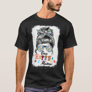 One Hoppy Mama Happy Easter Day Mom Life Presents T-Shirt
