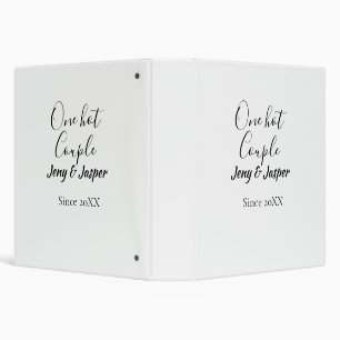 One hot couple add name since 20XX year date Binder