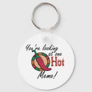 One Hot Meme Keychain