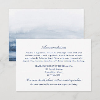 One Hotel Accommodations Insert Card - Penobscot