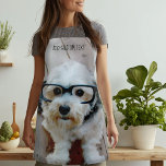 One Huge Full Coverage Photo with Optional Text Apron<br><div class="desc">Choose a high resolution photo for the best results! This photo covers the entire apron and you can add optional text.</div>