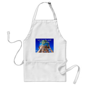 One human race standard apron