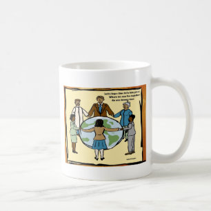 One humanity coffee mug