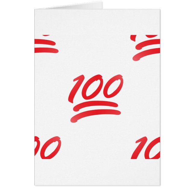 one hundred emoji (Front)