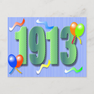 One Hundredth Birthday 1913 Postcard