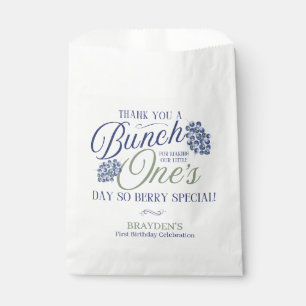 One In A Bunch Berry First Birthday Favour Bag