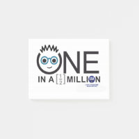 One In a Half Million Logo - Post-It Notes