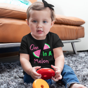 One In A Melon 1st Birthday Baby T-Shirt